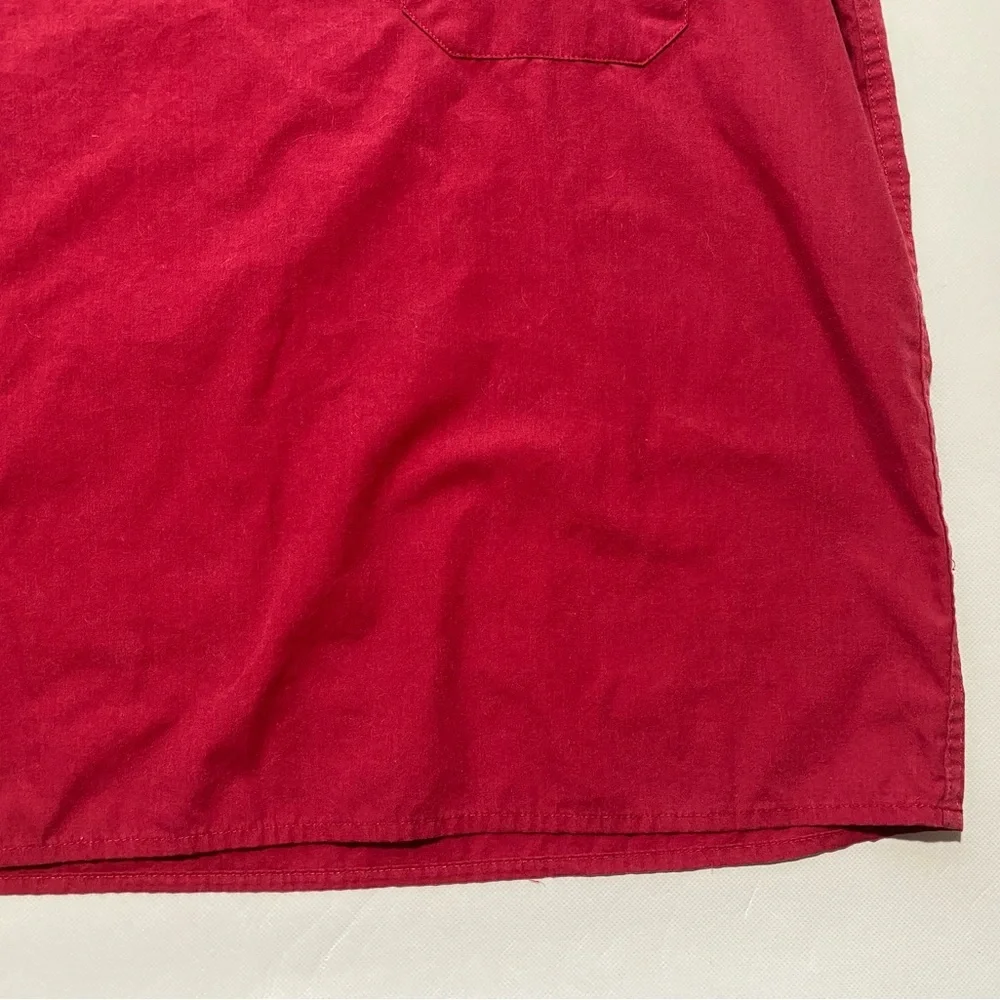 GOOD Size M Unisex Burcs Doctor / Nurse Scrub Short Sleeve Shirt Top OU Sooners